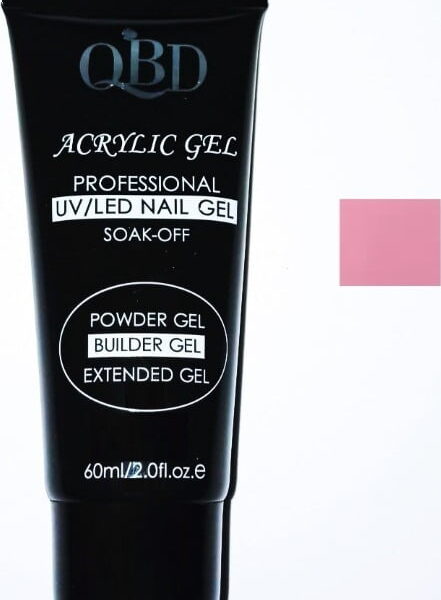 QBD Acrylic Gel UV/LED SOAK OFF Nail Gel Azalea 60ml
