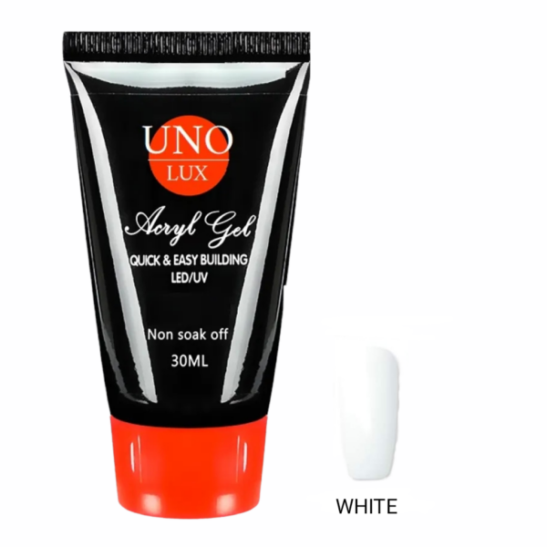 ΑcrylGel UNO 30ML WHITE