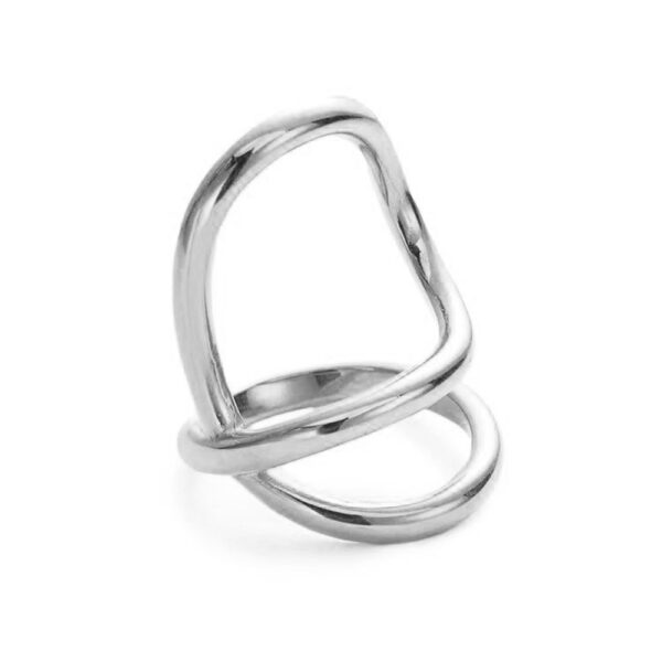 Γυναικείο Ατσάλινο Δαχτυλίδι - Woman&apos;s Steel Ring - ΑΣΙΜΗ , 8