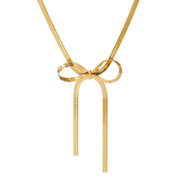 Γυναικείο Ατσάλινο Κολιέ Με Φιογκάκι – Women’s Steel Necklace